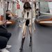 Spring And Autumn Mid-Length Stylish British Trench Coat For Petite Women, Trendy Blazer_ecoleips.com