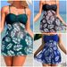 Women's Clothing Swimwear High-Waist Bikini Set – Flattering Swimwear With Skirt Bottom For Women_ecoleips.com