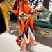 Premium Muslim Abaya Dress – Elegant Hand-Painted Chiffon Maxi Dress With Belt, Modest Long Sleeve Kaftan For Women, Breathable & Stretchy_ecoleips.com