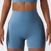 Women's Clothing Quick Drying Nude Sports Shorts High Waist Tight Yoga Pants Pocket Breathable Running Fitness Shorts_ecoleips.com