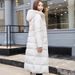 Extra Long & Thick Winter Down Coat For Women, Knee-Length Hooded Warm Jacket With Memory Cotton Filling_ecoleips.com