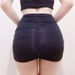 Pleated Bodycon Transparent Midi Sexy Mini Short Skirt 9029_ecoleips.com