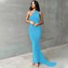 2025 Autumn New Sexy Backless Ruched Slim Sleeveless Elegant Ribbon Dress Wholesale_ecoleips.com