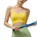 New Women's Seamless Yoga Vest Thin Strap Sports Fitness Underwear Comfortable Semi Fixed Cups Slimming Shockproof_ecoleips.com