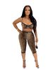 European And American Women's Fashion Leopard Print Cropped Pants Set Sexy Lace Trim Bra Matching_ecoleips.com