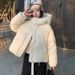 K New Women's Short Cotton Coat, Thickened Fashion Cotton Clothing, Loose Design Sense Cotton Jacket. No Inner Layer._ecoleips.com