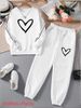 Women's Slim Fit Comfortable Round Neck Long Sleeve Pants Set Basic Trendy Autumn Winter New Print_ecoleips.com