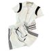 Summer 2026 New European Style Casual Sports Outfit For Women, Cool Stylish White Short-Sleeve Top And Shorts Two-Piece_ecoleips.com