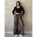 Aria Basics In-tock AliExpre European American Leopard Print Pring And Autumn Elatic Wait Looe Traight Caual_ecoleips.com