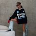 Oversized Letter Print Hoodie – Women's Loose Fit Pullover Sweatshirt | Streetwear Essential (S-L) Season Blender_ecoleips.com