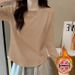 A Korean-Style Round-Neck Double-Sided German Velvet T-Shirt Paired With Long-Sleeved Shirts For Autumn And Winter, A Ve_ecoleips.com
