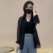 Women's Clothing Design Sense Fashion Chiffon Shirt Summer Thin Breathable Sun Protection Clothing Loose Versatile Tops_ecoleips.com
