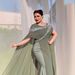 Women's Clothing Autumn And Winter Sexy Chiffon Beads Splicing Ball Evening Dress_ecoleips.com
