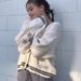 K Pure Color Long-sleeved Cardigan For Women,Temperament Commuting, European And American Bat Wing Knitting, Light Gray Single-row Button Sweater Coat_ecoleips.com