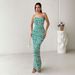 Cross Border Women's 2026 Spring/summer New Sweet And Fresh Camisole Backless Floral Vacation Style Dress_ecoleips.com