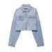 Glitter Denim Jacket & High-Waist Straight Leg Pants Set – Women's Rhinestone Embellished Casual Outfit For Urban Style_ecoleips.com
