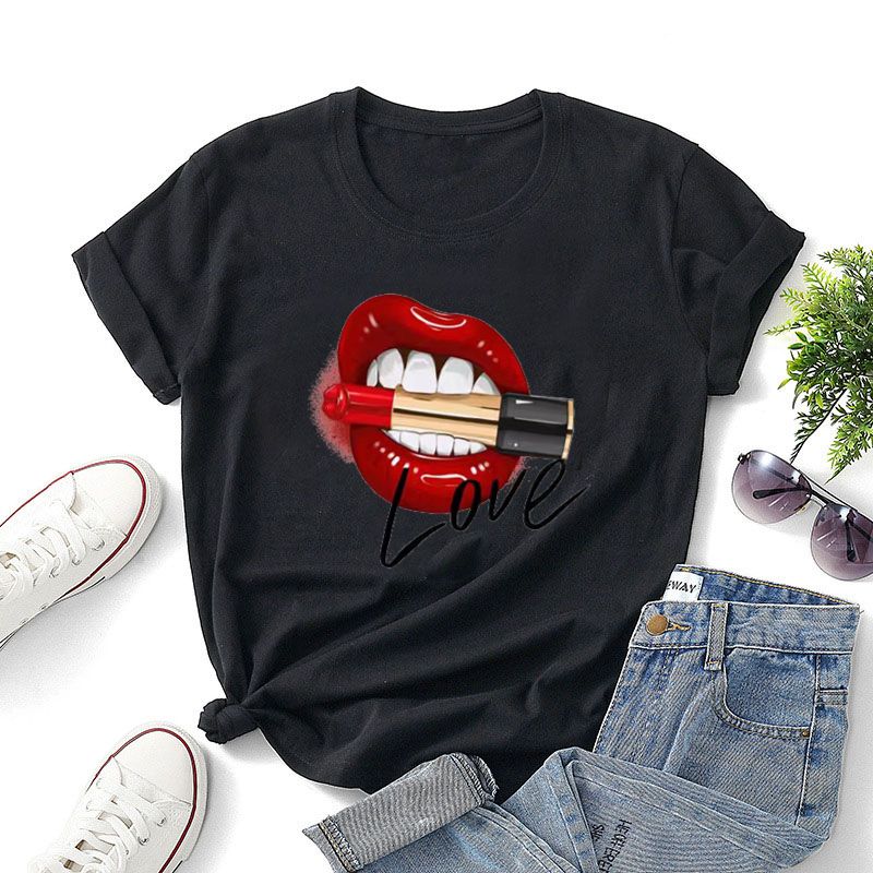 Fashion Women's Wear Brand Printing T-shirt Couples Dress Unisex T-shirt XS-4XL_ecoleips.com