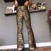 2025 Summer New Elastic High Waist Leopard Print Flared Pants For Women Long Foreign Trade Women's Clothing_ecoleips.com