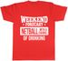 Women's T-Shirts Weekend Forecast Netball With A Chance Of Drinking Mens Womens Ladies T-Shirt_ecoleips.com