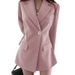 Women's Blazer 2025 Spring Autumn New Vintage Hong Kong Style Chic Slim Fit European And American Casual Suit Jacket_ecoleips.com