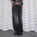 K European And American Retro Personalized Punched Vintage Loose Wide-Leg Low-Waist Denim Pants New Fashion Casual Pants_ecoleips.com