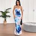 AD208 Fashion 2025 Summer Sexy Style Private Wear Women's Polyester Strapless One-Shoulder Bodycon Dress_ecoleips.com
