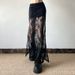Verve 2025 Summer New Women's Solid Color Slim Fit Bodycon Street Fashion High Waist Sheer Mesh Skirt_ecoleips.com