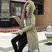 Women's Long Parka Coat With Detachable Faux Fur Trim, Winter Warm Hooded Jacket, Oversized Pockets, Loose Fit, Polyester Shell, Fashion"_ecoleips.com