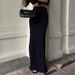 Aria Basics Aria Basics European And American Autumn Winter Long Half Solid Color Bodycon Skirt Women High Waist Tight_ecoleips.com