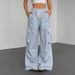Autumn/Summer High-Waisted Slimming Striped Pants For Women Casual Loose Street Style Floor Length Fashion_ecoleips.com