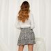 Aria Basics Aria Basics 2023 Summer European And American Women's Fashion High-Waisted Ruffled Floral A-Line Short Skirt For Women_ecoleips.com