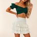 's Best-selling European American Style Off-shoulder Ruched Tube Top, Fashionable And Sweet, Ultra-short Strapless_ecoleips.com