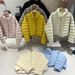 girl Girl 2025 New Korean Style Puff 90 White Duck Rib Down Jacket For Women Fashion Double Collar Warm Thick Versatile Coat_ecoleips.com