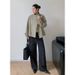 Suitable For All Seasons CLEAN SPACE Simple Elegant Casual 2025 Guangzhou Thirteen Lines New Linen Long Pants For Women 53255_ecoleips.com