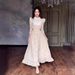 2024 New Fashionable Doll Collar Lace Trim Floral Patchwork Slim Fit Long Dress From Europe And America_ecoleips.com