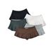 2025 Winter New Women's Fashion Casual Versatile Basic Pleated Short Skirt_ecoleips.com