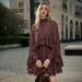 Elegant Chiffon Two Piece Set European American Style Spring Summer Fashion Inner Camisole Women's Dress_ecoleips.com