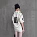 Summer Women's Sexy Loose Polo Shirt European And American Street Style Letter Embroidered Short Sleeve T-Shirt 2025_ecoleips.com