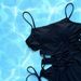 Women's One Piece Swimsuit - Solid Color Hollow Out Bikini With Chest Pad, No Steel Support, Nylon Fabric For Swimming_ecoleips.com