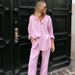 Women's Clothing New Pink Plaid Loose Casual Suit Fashionable Commuting Piece Suit For Women_ecoleips.com