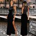 Verve CY 901565 New Sexy Sleeveless Split Rhinestone Long Dress Evening Gown For Women_ecoleips.com
