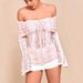 European And American Style 2025 Ins Early Autumn New Sexy Low-cut Bell-sleeve Lace Sheer Top_ecoleips.com