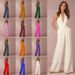 women's banquet dress jumpsuit hot sexy halter neck women's trousers_ecoleips.com