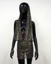 Sequin Halter Neck Party Dress – Backless Bodycon Mini Dress With Rhinestone Accents_ecoleips.com