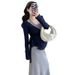 Autumn New Korean Fashion Sweater Two-Piece Set Maternity Dress_ecoleips.com