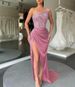 New Style Green Sequin Fairy Long Sleeveless Fashion One Piece Temperament Length Evening Dress_ecoleips.com