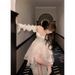 off the Shoulder Evening Gown Luxury Slimming Sweet Princess Dress Heavy Duty New Spring Style Light Dress Women's Party Wear_ecoleips.com