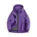 Men's Lightweight Waterproof Jacket - Windproof Hooded Outdoor Coat For Hiking, Camping & Travel - Breathable Polyester Shell With Detachable Hood_ecoleips.com