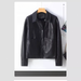 Style New Women's Jacket Short Leather Coat With Turn-down Collar Fashionable Slim Fit Korean Version_ecoleips.com