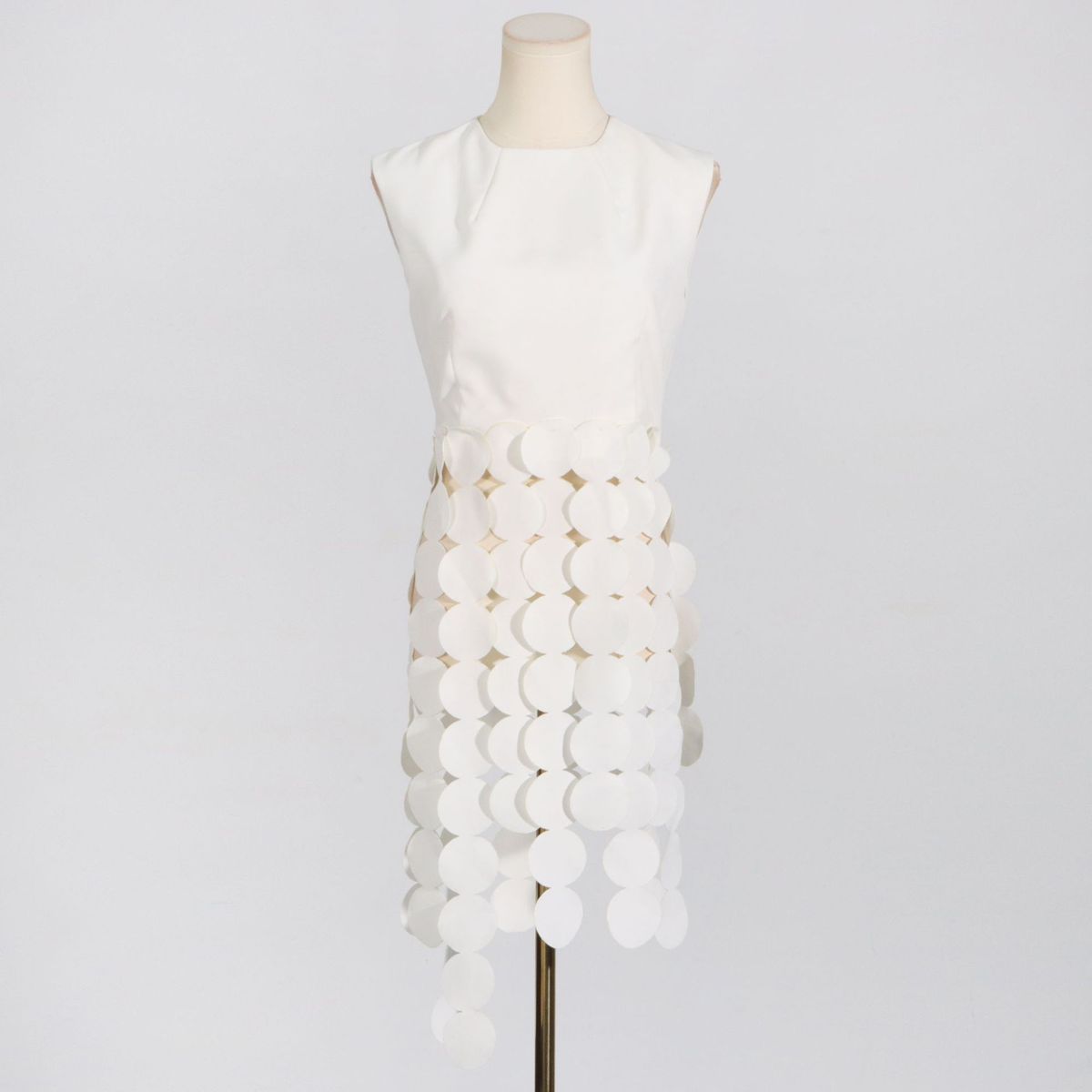 Women's Clothing Spring New Style Fashion Round Neck Sleeveless Round Piece Splicing Design Tassel High End Solid Color Top Back_ecoleips.com